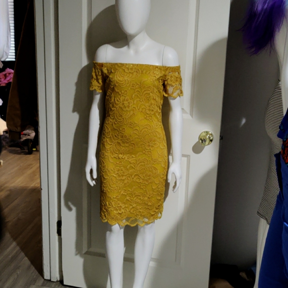 Off the shoulder dress